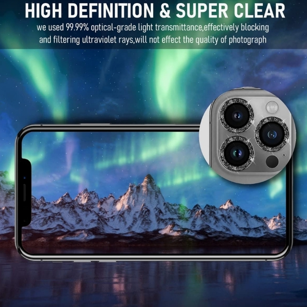 Camera lens Protector iPhone 14 Pro iPhone 14 Pro Max Camera Lens Protector - Picture 3 of 5